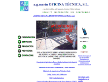 Tablet Screenshot of agmarin.com
